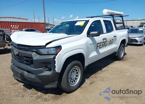 2023 Chevrolet Colorado 2Wd Short Box Wt z USA, uszkodzony, nr VIN 1GCGSBEC5P1154845